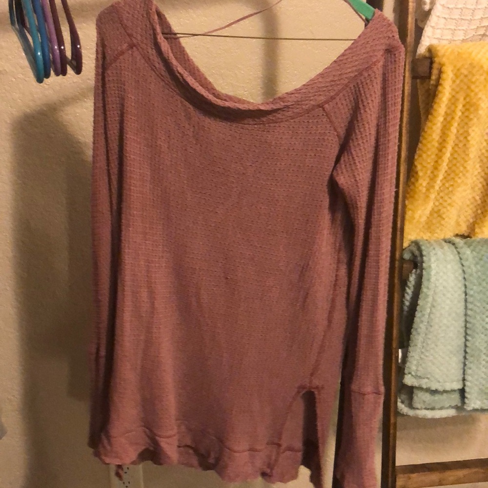 Pink long sweater
